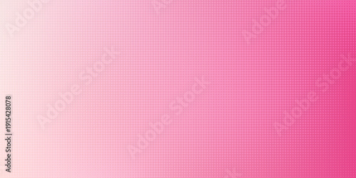 Pink rose halftone pattern. Retro comic gradient background. Pixelated dotted texture overlay. Cartoon pop art faded gradient pattern. Vector backdrop for poster, banner, advertisement