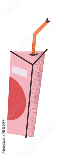 Juice school student drink sticker