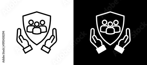 Social Insurance linemixed icon