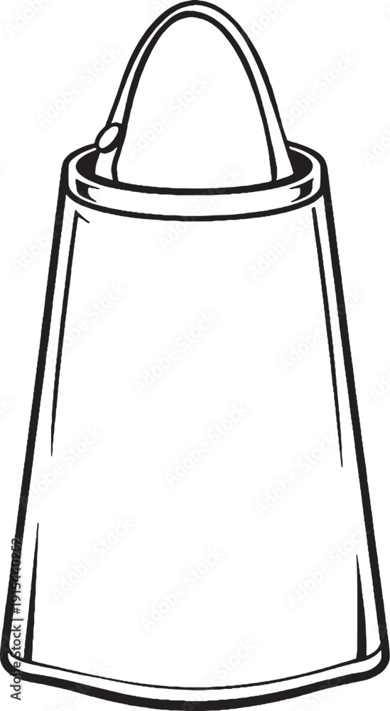 Obraz premium Nursing Cover Apron Line Art Illustration