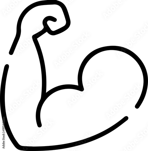 Arm Flex Icon Stock Vectors and Vector Art.eps