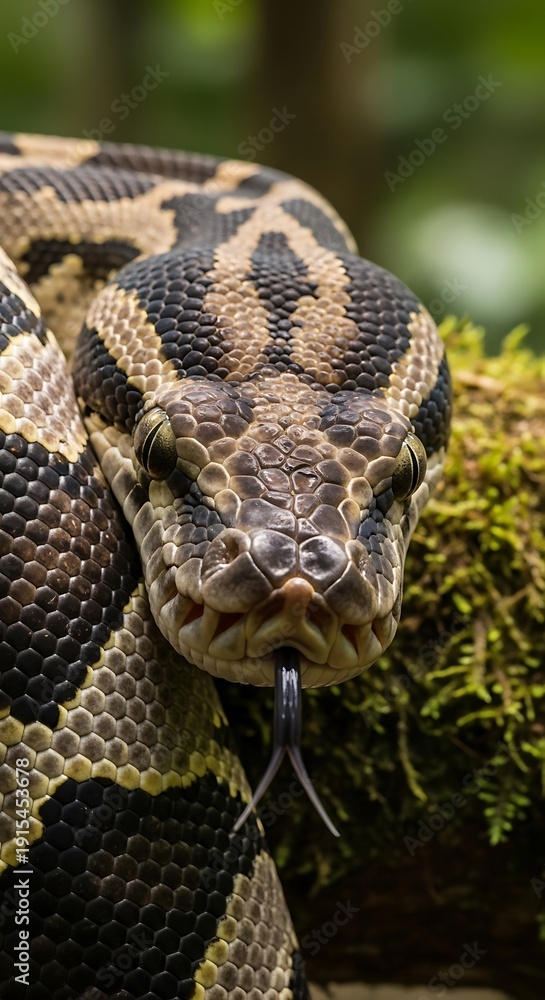 Obraz premium Snake portrait.