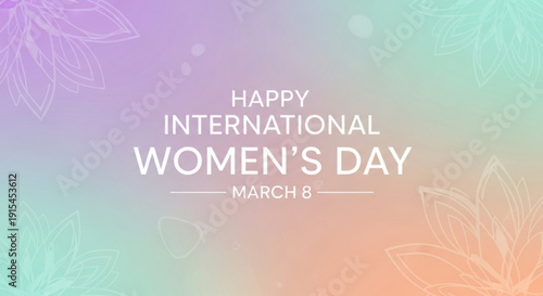 Happy International Women's Day celebration on March 8