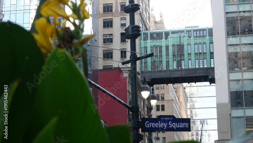 Photos New York City Gimbels bridge, Manhattan Midtown, United States of America