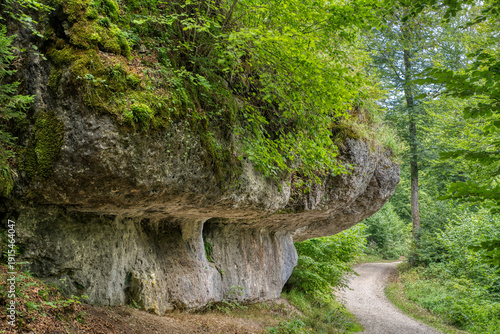 Cuadro en lienzo Entenstein im Klumpertal in der Fränkischen Schweiz