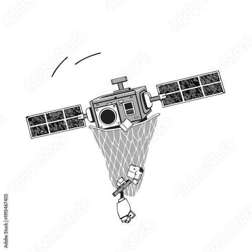 Space Debris Cleanup Satellite