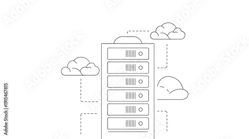 Simple line drawing of a cylindrical object resembling a ring or wheel