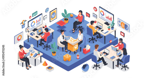 A focused woman working on her laptop, ideal for business and productivity themes.