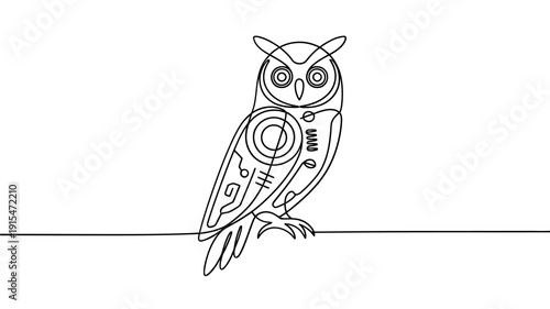 Continuous line drawing of a person in a lunge pose reaching upwards