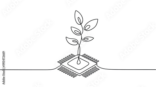 Minimalist line drawing of a person in downward facing dog yoga pose