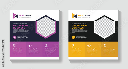Professional Business Flyer Template ,Print Ready , Marketing Agency Social Media Post Template, Agency Social Media Post Template, Social Media Post Template , Facebook Post, ,LinkedIn Post