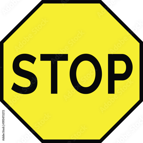 stop road sign