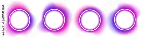 Abstract neon gradient sphere with smooth mesh blending and luminous depth, ideal for UI and web design.