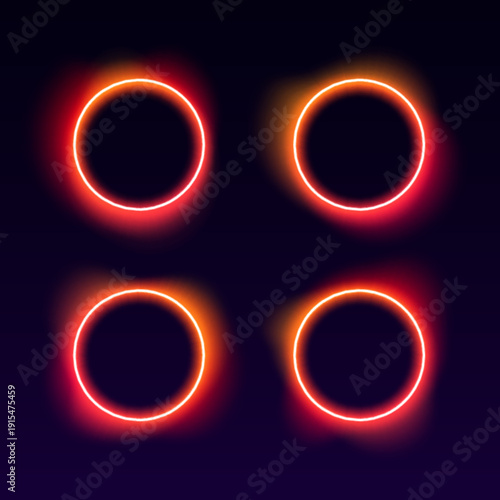 Abstract mesh gradient circle with blended neon colors and luminous glow, ideal for branding and posters.