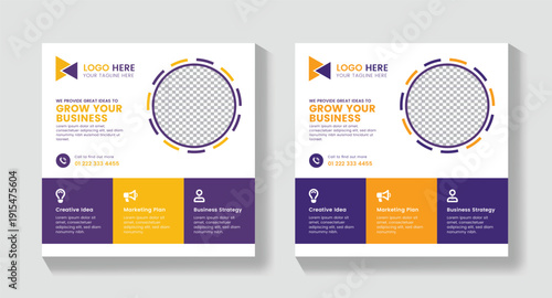 Professional Business Flyer Template ,Print Ready , Marketing Agency Social Media Post Template, Agency Social Media Post Template, Social Media Post Template , Facebook Post, ,LinkedIn Post