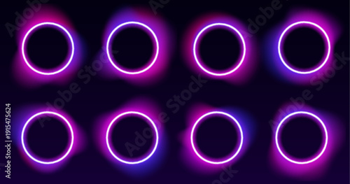 Soft glowing gradient circle with pastel fusion and smooth luminous transitions. vector