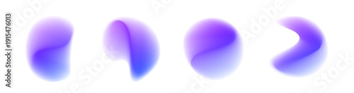 Pastel neon gradient orb with translucent liquid layers and soft glowing edges for digital designs. vector
