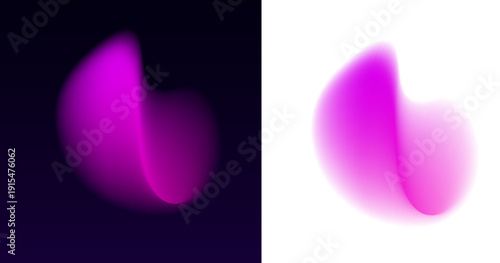 Soft pastel gradient circle with translucent mesh layers, smooth luminous transitions, and dreamy digital aura. vector
