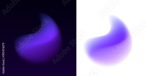 Abstract holographic gradient orb with layered mesh, soft glowing transitions, and luminous pastel highlights. vector
