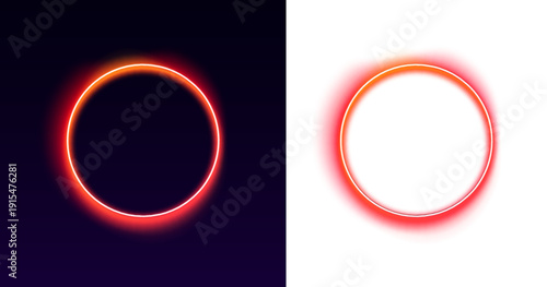 Bright holographic gradient sphere with radiant glow and seamless blended layers. vector
