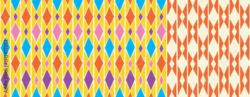 Whimsical playful coquette ornamental seamless pattern, set of 2. Hand drawn doodle sketch style design, ink brush stroke graphic, white background. Good for holiday invitations, birthday cards