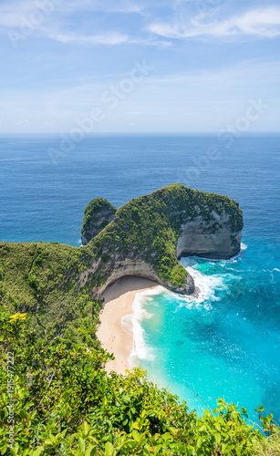 Kelingking Beach in Nusa Penida Island, Bali, Indonesia