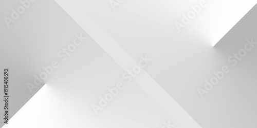 Minimal White and Gray Abstract Background with 3D Corner Wall and Soft Shadow. Modern Trendy design in Vector EPS 10