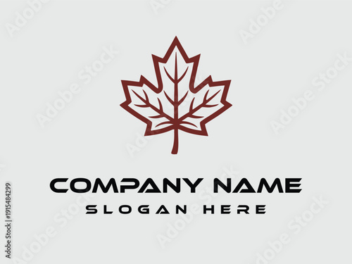 Maple leaf vector logo,Forest and wood symbol sign,Nature tree logo