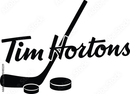 Tim hortons hockey logo graphic