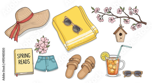 Springtime essentials for a relaxing day out in the sun