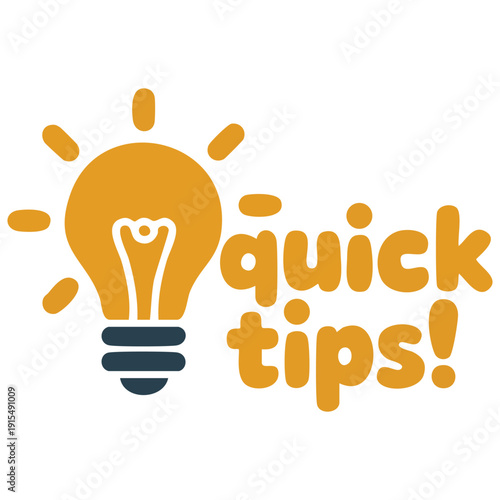 Informative message design with lamp representing new ideas and learning practices vector art