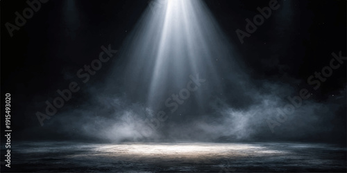 Rainy night with dark clouds and stormy sky