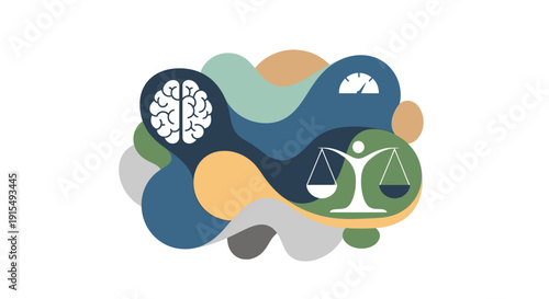 Colorful abstract design on various supplement packaging.