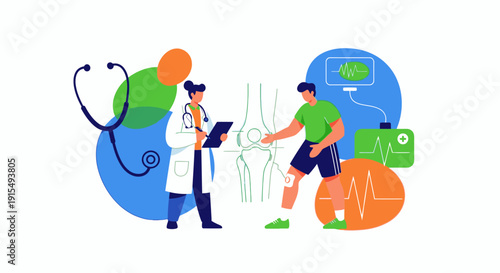 Colorful abstract design on various supplement packaging.