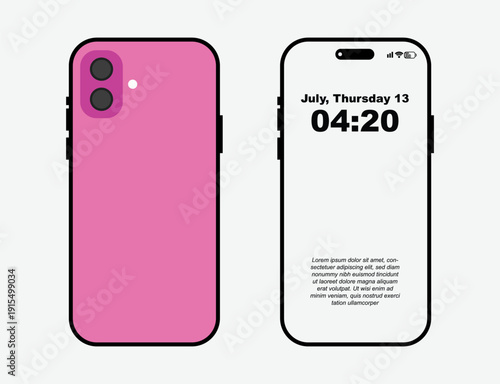Smartphone Screen UI Minimal Display Pack