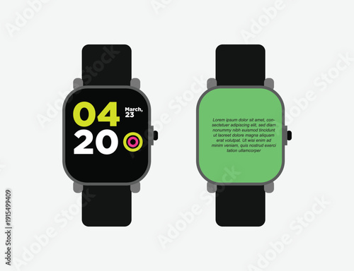 martwatch UI Digital Display Vector Pack
