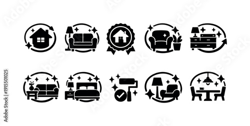 Technology, digital line icon set. Gadgets, devices, electronics linear collection