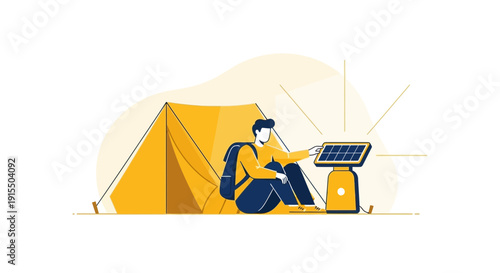 Sustainable Camping Adventure With Portable Solar Power Solutions