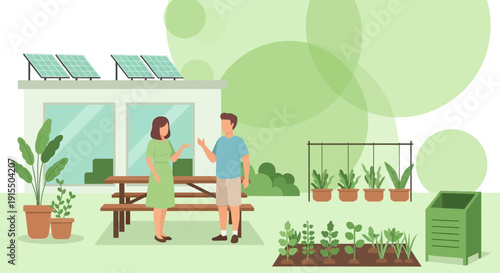 Sustainable Living And Renewable Energy In A Modern Home Design