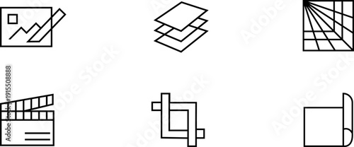 Architectural technical drawing symbols