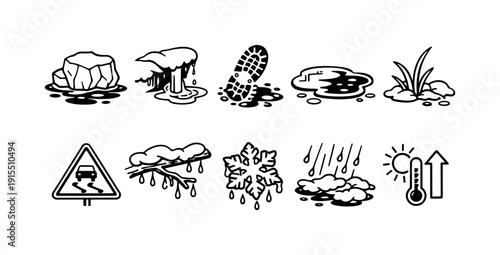 Sports and fitness silhouette icon set. Exercise, gym, athletics symbol collection