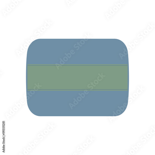 北欧風のシンプルなクッションアイコン インテリア フラットデザイン