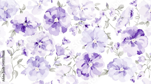 Minimalist Watercolor Floral Background in Blush and Ivory