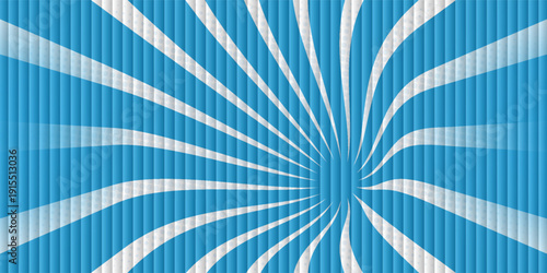 Comic background. Pop art texture. Starburst cartoon style. Anime design with explosion effect for print. Fun dot pattern. Blue backdrop with halftone gradient.