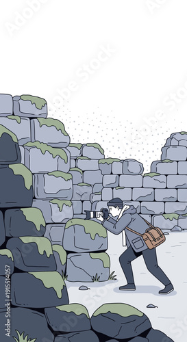 Urban Explorer Captures Ancient Stone Walls With Unique Perspective