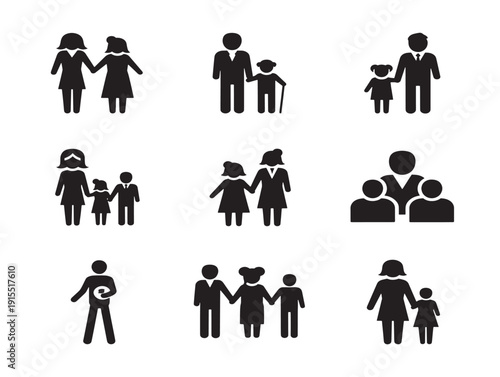 Affectionate couple silhouette for beautiful wedding and love themes