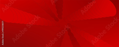 Light Red vector hexagon mosaic template. Creative illustration in halftone style with gradient. The elegant pattern can be used as part of a brand book.