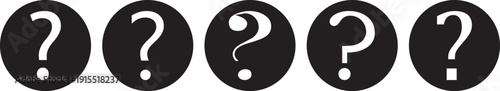 Question mark icon vector. customer support icon symbol. minimal question mark speech bubble icon set vector outline to filled symbols for faq help support. question mark symbol vector icon set