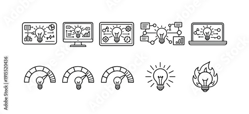 Technological devices 3d icon set. Gadgets, electronics icons 3d collection