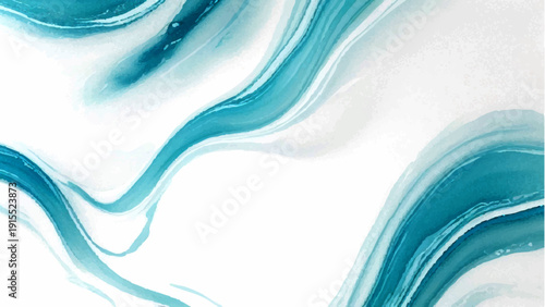 Vector Abstract flowing aqua design with watercolor streaks, perfect for background, texture, and artistic elegance, embodying fluidity and creative expression Design